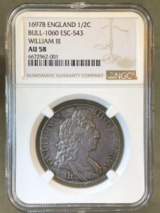 1697-bristol-halfcrown-au58