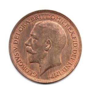 1915 Penny, George V – Coinage Of England