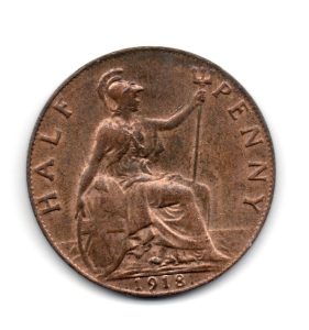 1918-halfpenny345